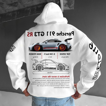 Oversize Sports Car 911 Chic Gt3rs Hoodie