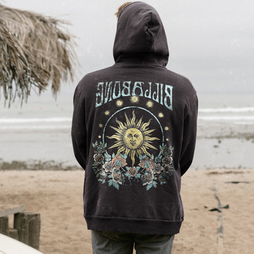 Men's Vintage Print Hooded Chic Sweatshirt