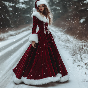 Women's Christmas Dress New Chic Style Dress