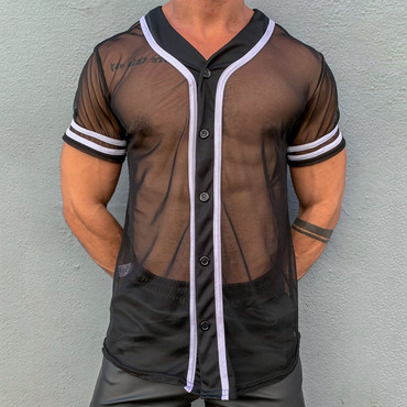 Men's Sexy Mesh Sheer Chic Shirt