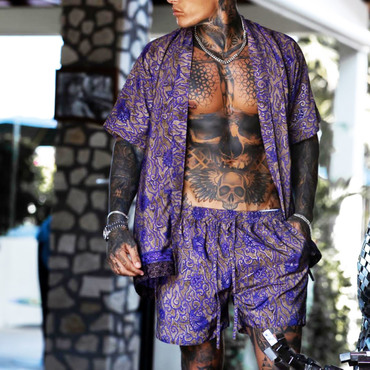 Men's Spring & Summer Chic Holiday Print Set