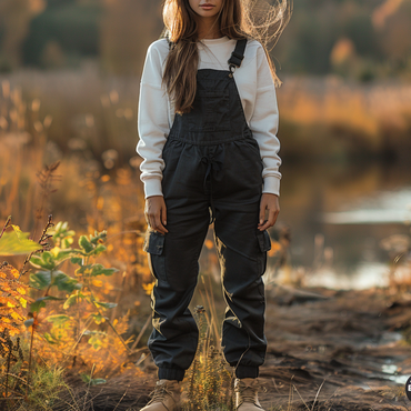 Outdoor Utility Overalls Chic Jumpsuit