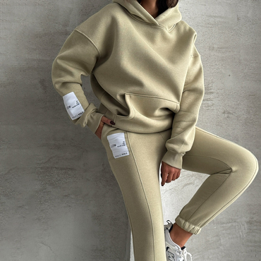 Women's Hoodie And Sweatpants Chic Casual Set