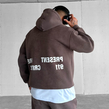 Oversized Unisex Printed Relaxed Chic Hoodie