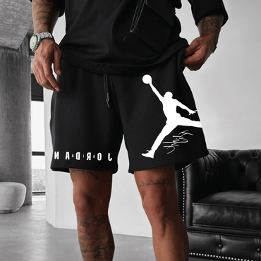 Men's Street Style Basketball Print Chic Shorts