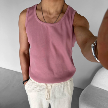 Men's Casual Basic Sleeveless Chic Tops