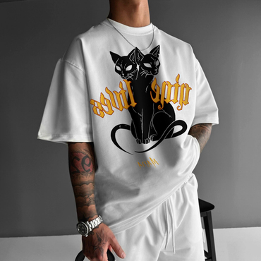 Unisex Casual Nine Lives Chic Tee