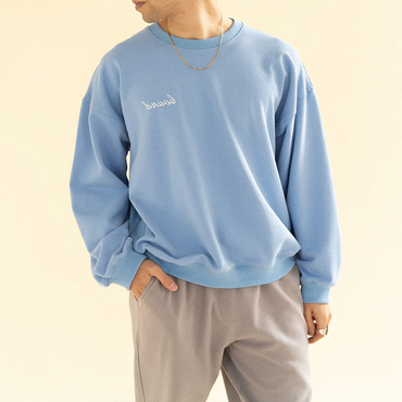 Blue Fashion Modern Casual Chic Long Sleeve Sweatshirt