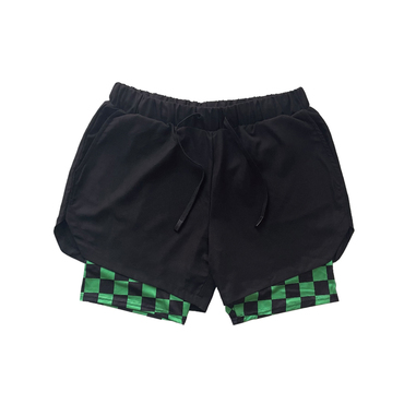 Men's Casual Drawstring Print Chic Shorts