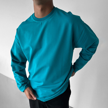 Oversize Basic Sweatshirt - Chic Ocean