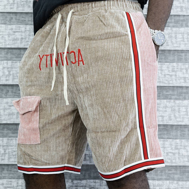 Men's Street Vintage Corduroy Chic Shorts