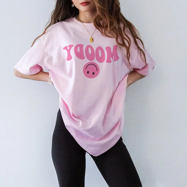 Moody Happy Face Chic T-shirt