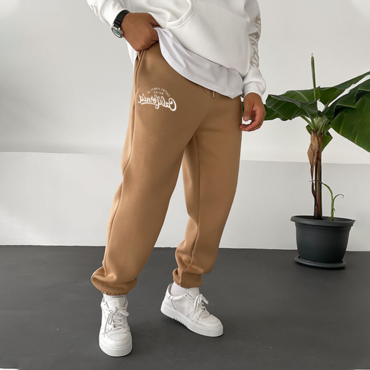 Men's Casual 'california' Print Chic Sweatpants