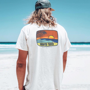 Unisex Men's Myrtle Beach Chic Retro Surfing T-shirt