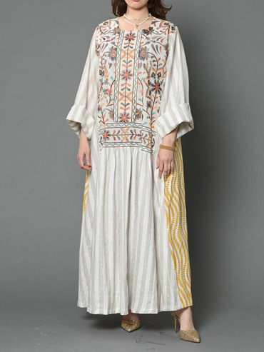 Stylish Printed Ramadan Abaya Chic Dress